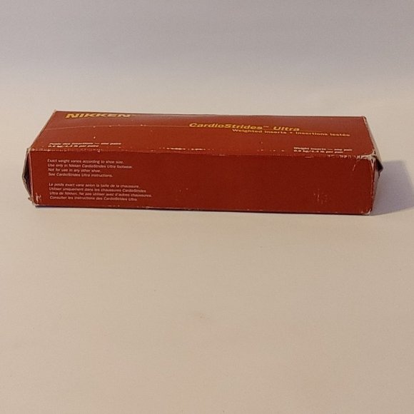 Nikken CardioStrides Ultra Weighted Inserts Men's 9.5 WS11 BNIP - Picture 4 of 15